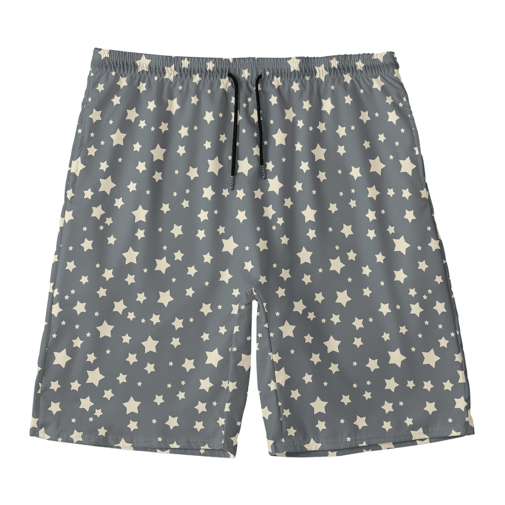 Cute Star Pattern Print Men's Swim Trunks