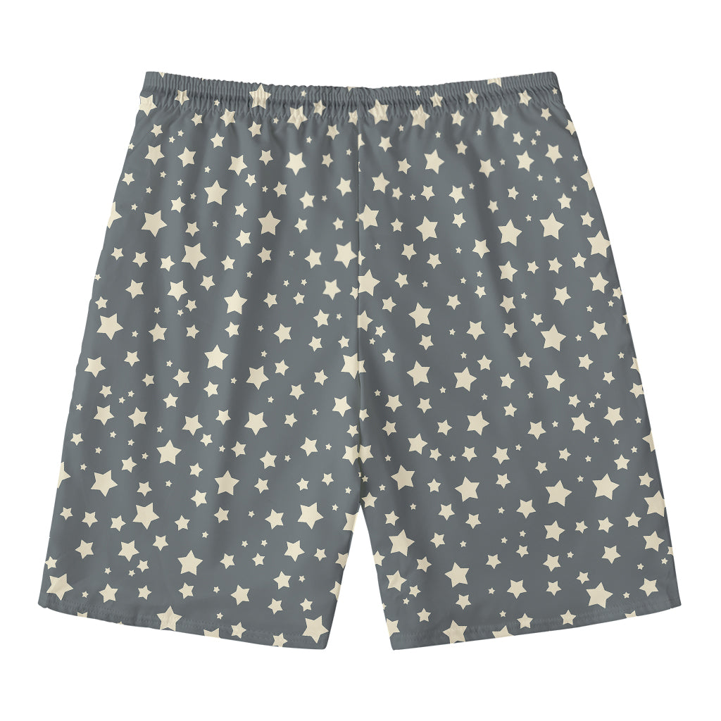 Cute Star Pattern Print Men's Swim Trunks