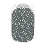 Cute Star Pattern Print Mesh Laundry Hamper