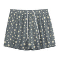Cute Star Pattern Print Mesh Shorts