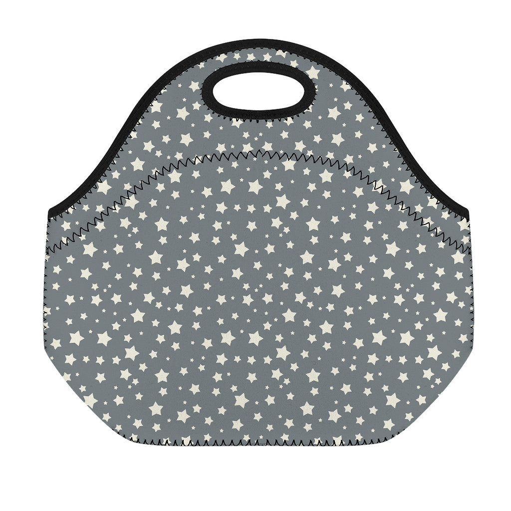 Cute Star Pattern Print Neoprene Lunch Bag