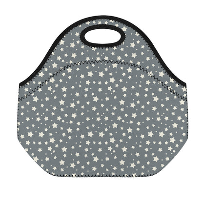 Cute Star Pattern Print Neoprene Lunch Bag