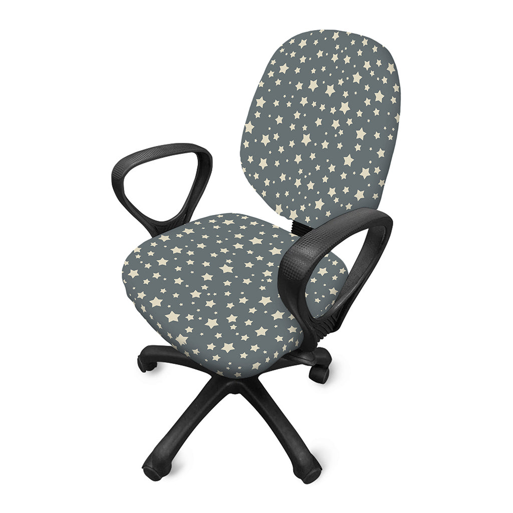 Cute Star Pattern Print Office Chair Cover