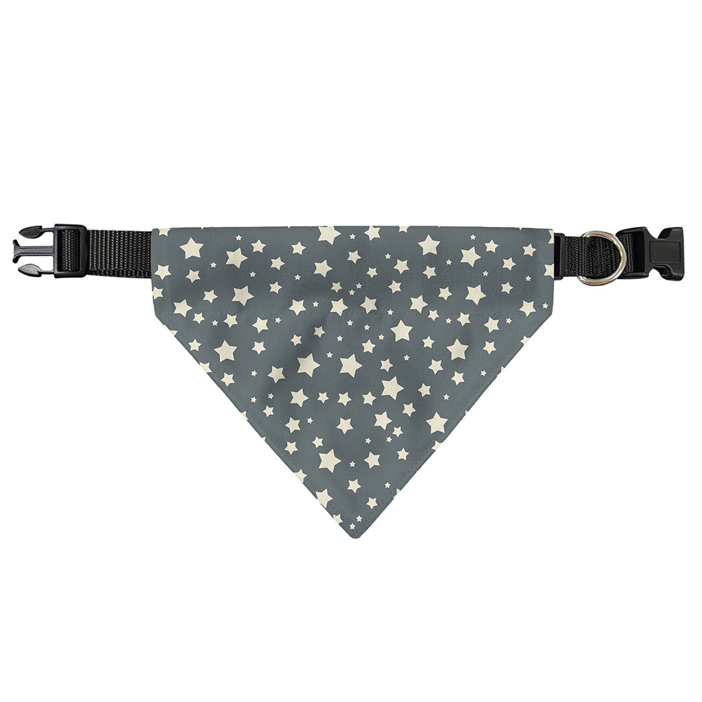 Cute Star Pattern Print Over The Collar Dog Bandana
