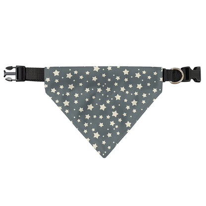 Cute Star Pattern Print Over The Collar Dog Bandana