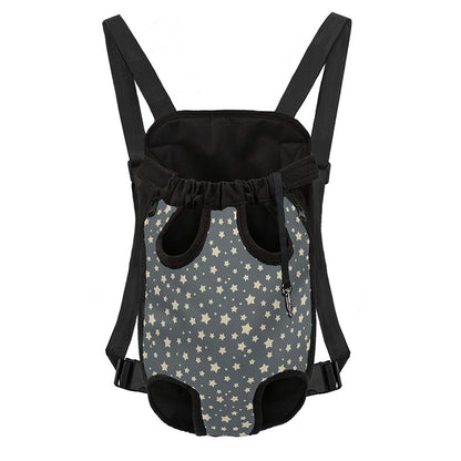 Cute Star Pattern Print Pet Carrier Backpack