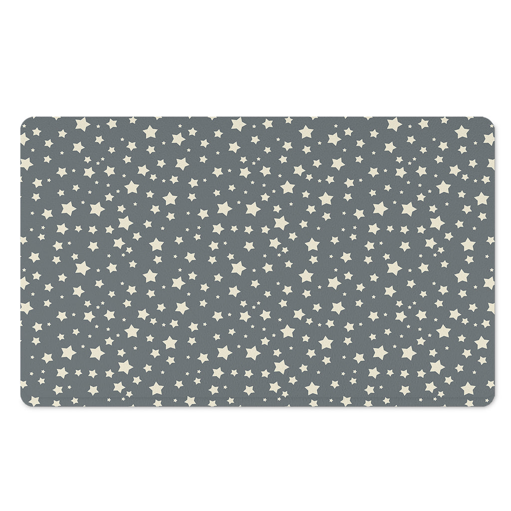 Cute Star Pattern Print Polyester Doormat