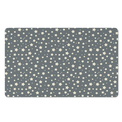 Cute Star Pattern Print Polyester Doormat