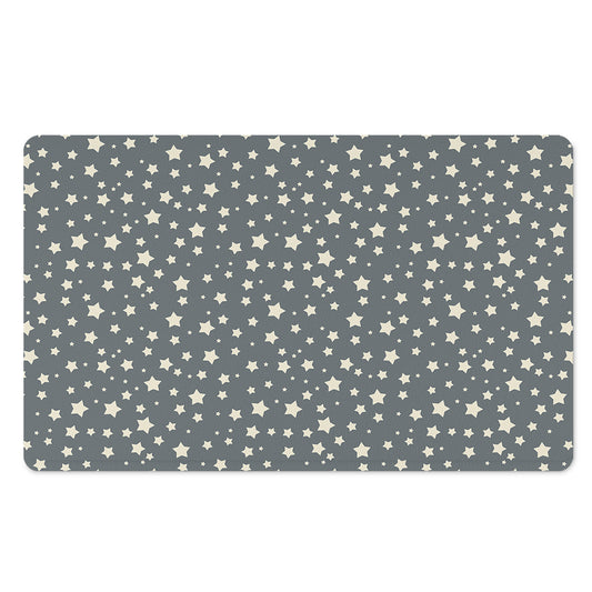 Cute Star Pattern Print Polyester Doormat