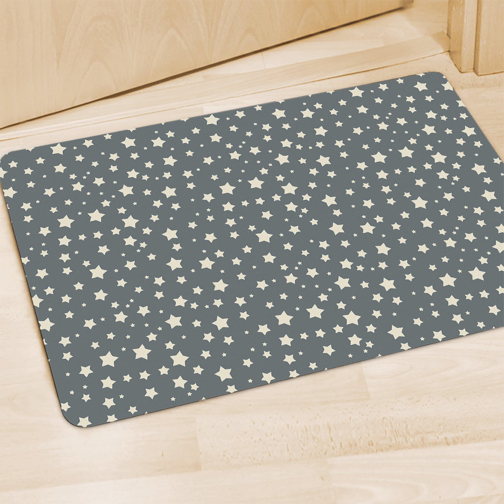 Cute Star Pattern Print Polyester Doormat