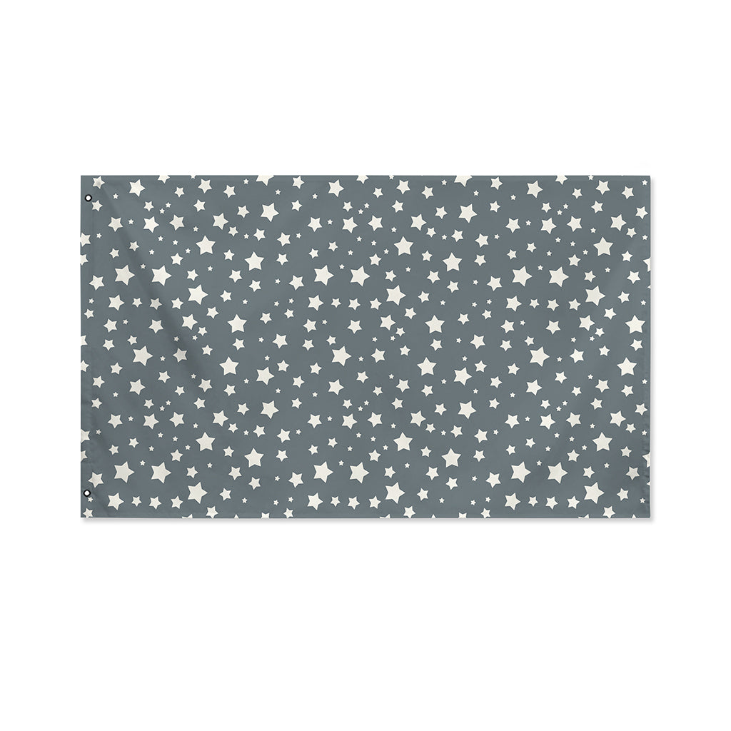 Cute Star Pattern Print Polyester Flag