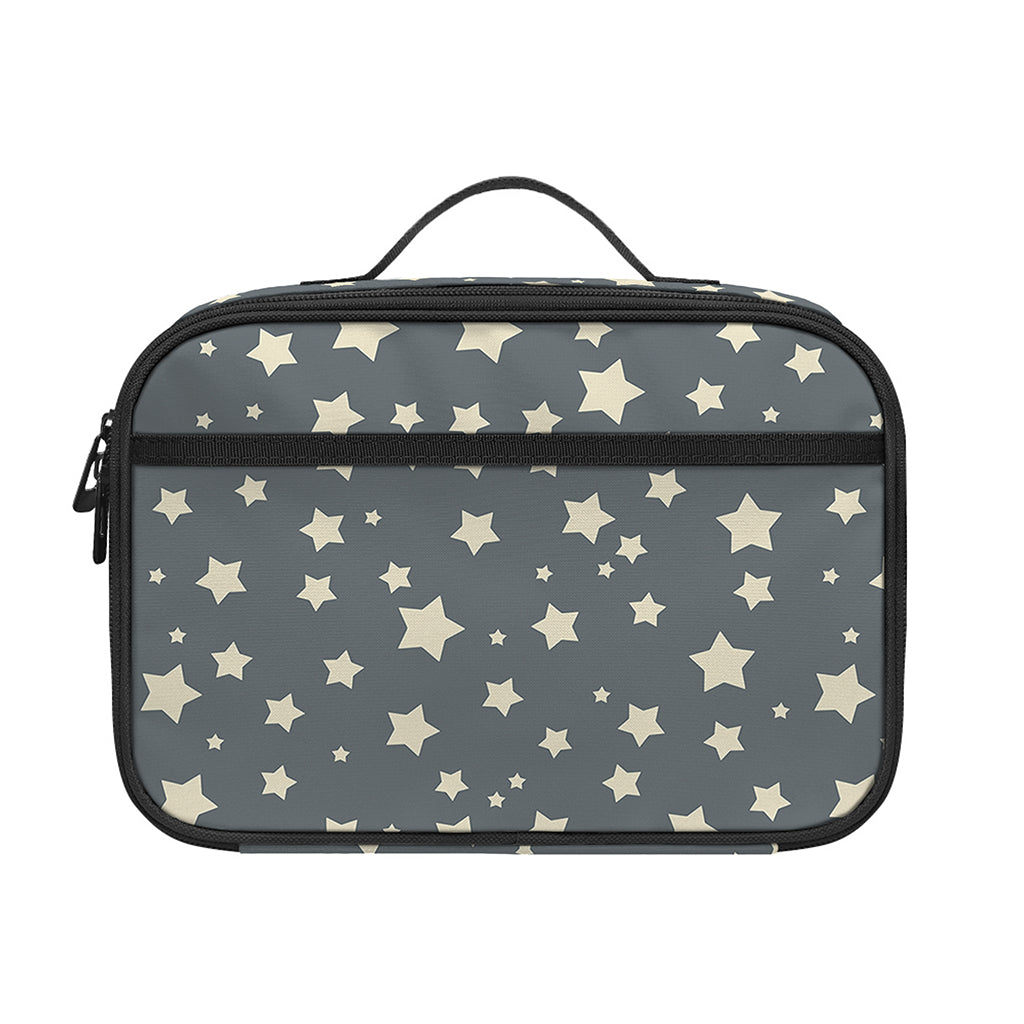 Cute Star Pattern Print Portable Lunch Bag