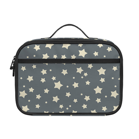Cute Star Pattern Print Portable Lunch Bag