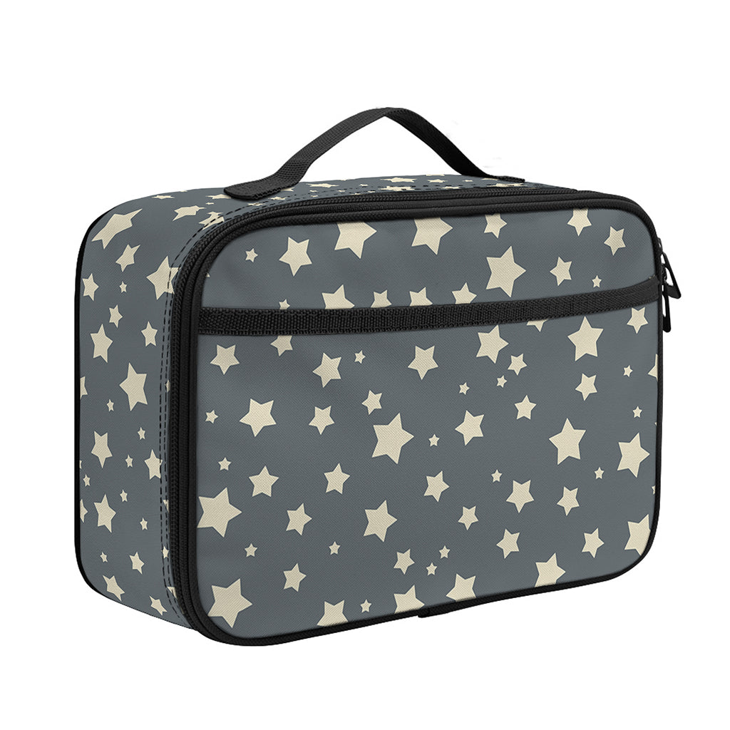 Cute Star Pattern Print Portable Lunch Bag