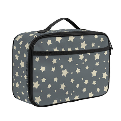Cute Star Pattern Print Portable Lunch Bag
