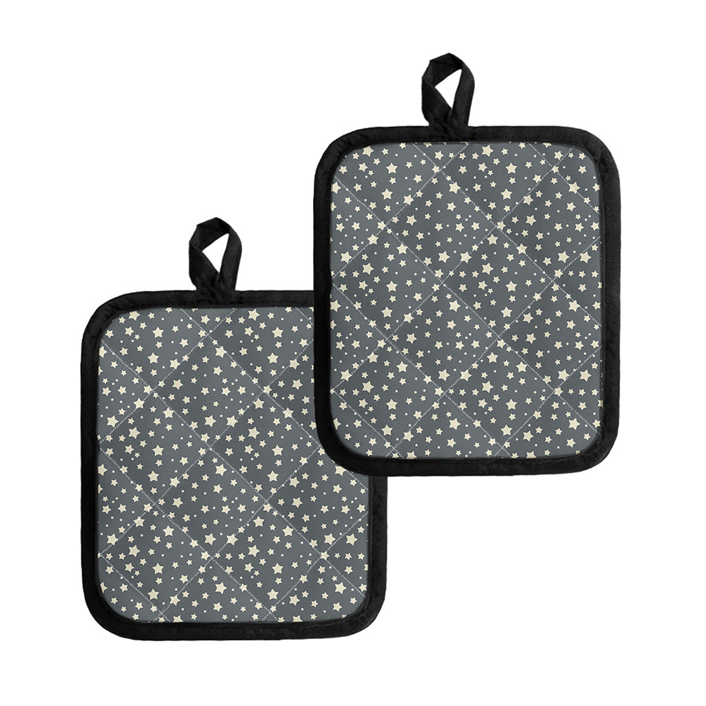 Cute Star Pattern Print Pot Holders