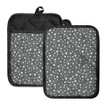 Cute Star Pattern Print Pot Holders With Pocket