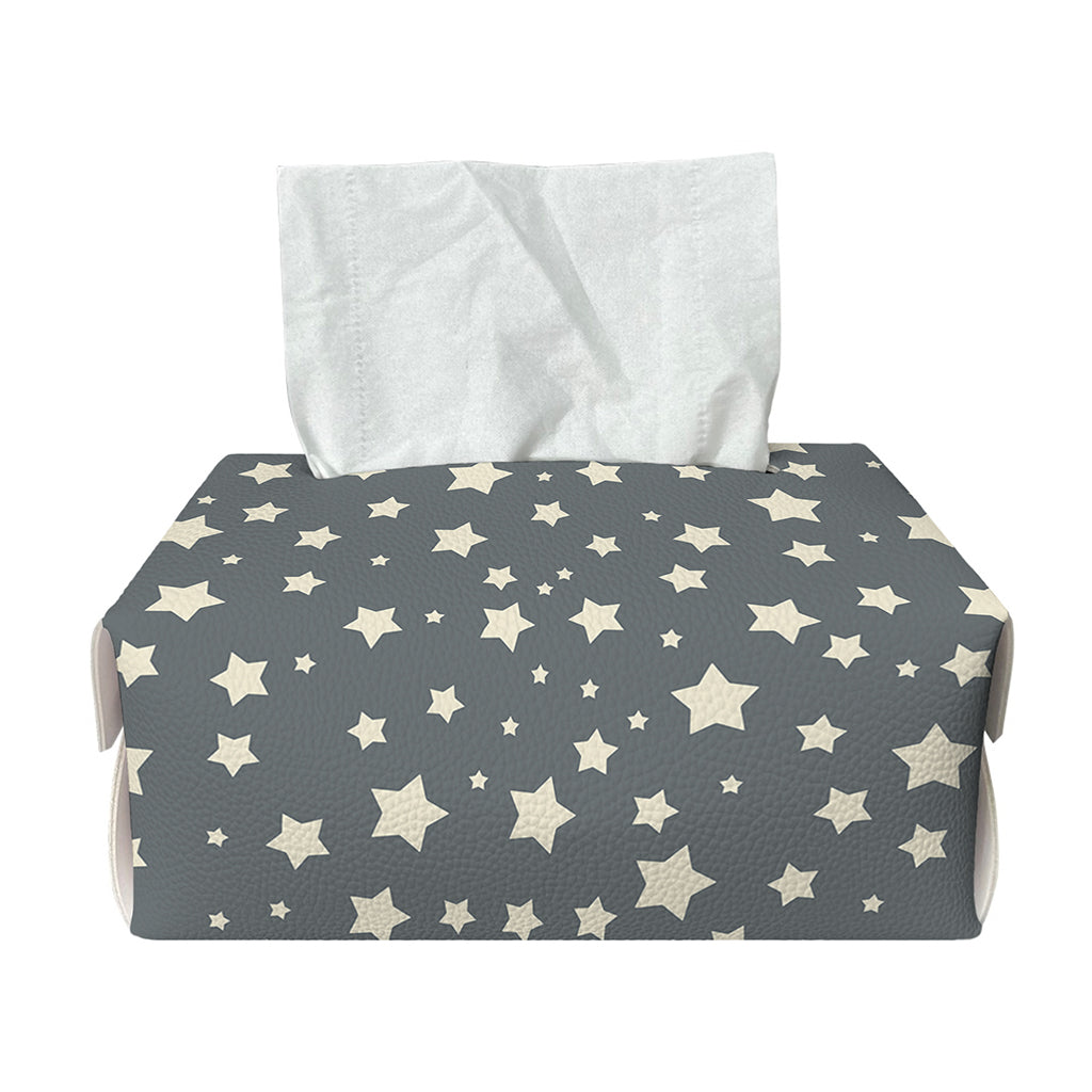 Cute Star Pattern Print Rectangle Tissue Box Cover
