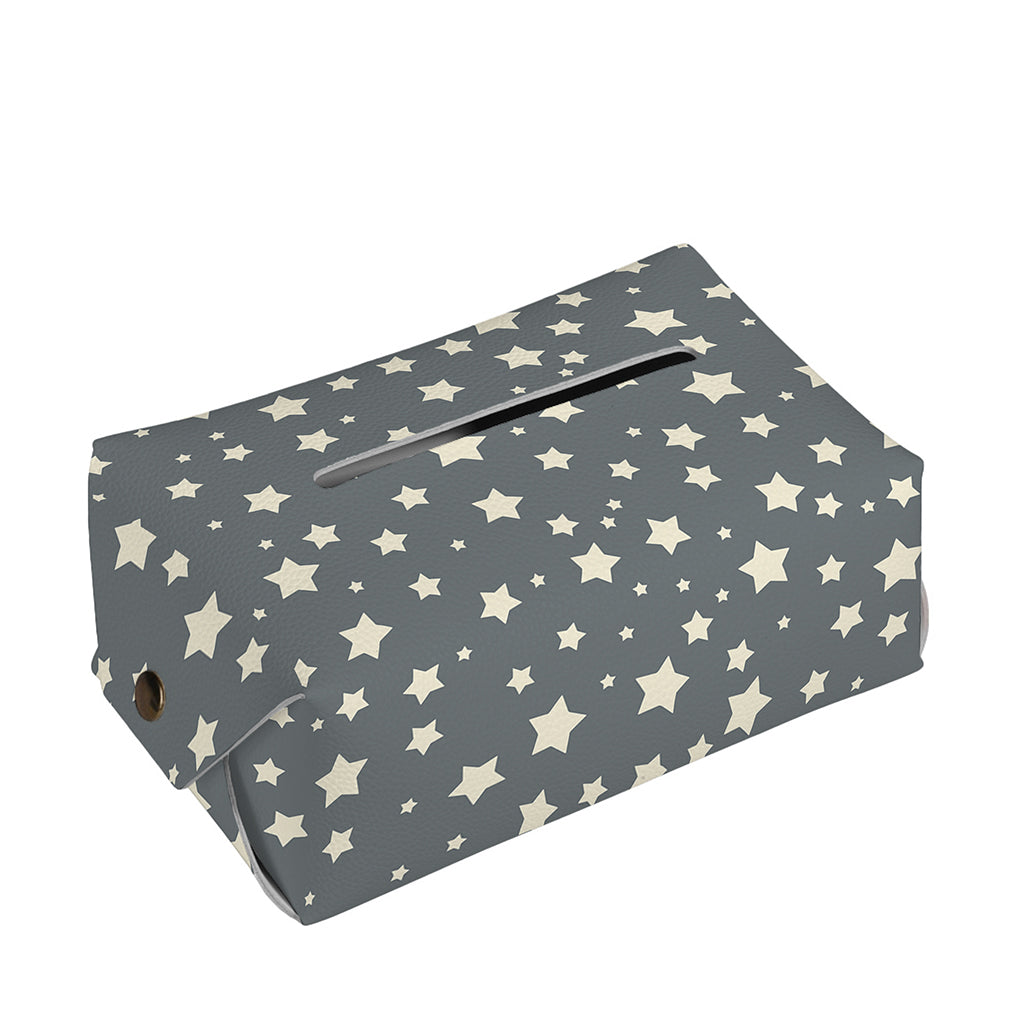 Cute Star Pattern Print Rectangle Tissue Box Cover