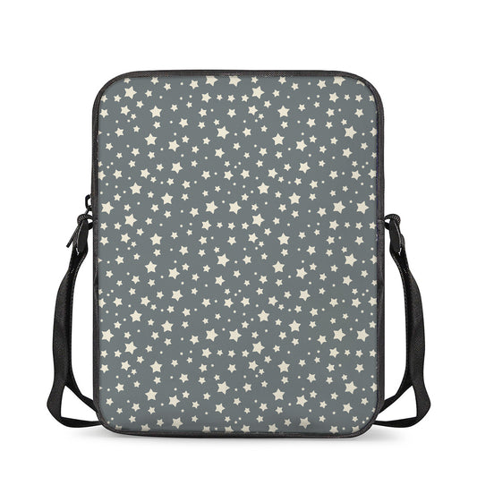 Cute Star Pattern Print Rectangular Crossbody Bag