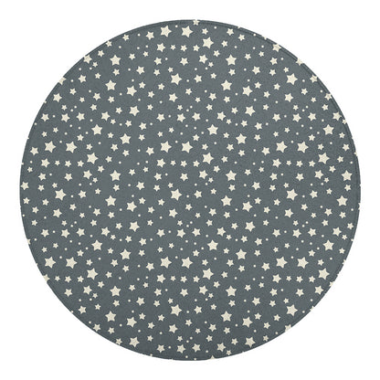 Cute Star Pattern Print Round Blanket