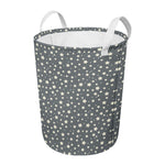 Cute Star Pattern Print Round Laundry Basket