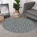 Cute Star Pattern Print Round Rug