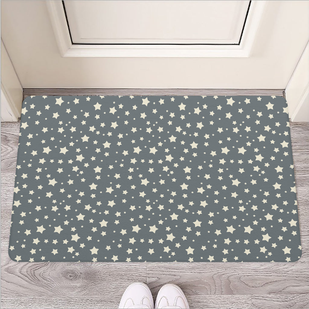 Cute Star Pattern Print Rubber Doormat