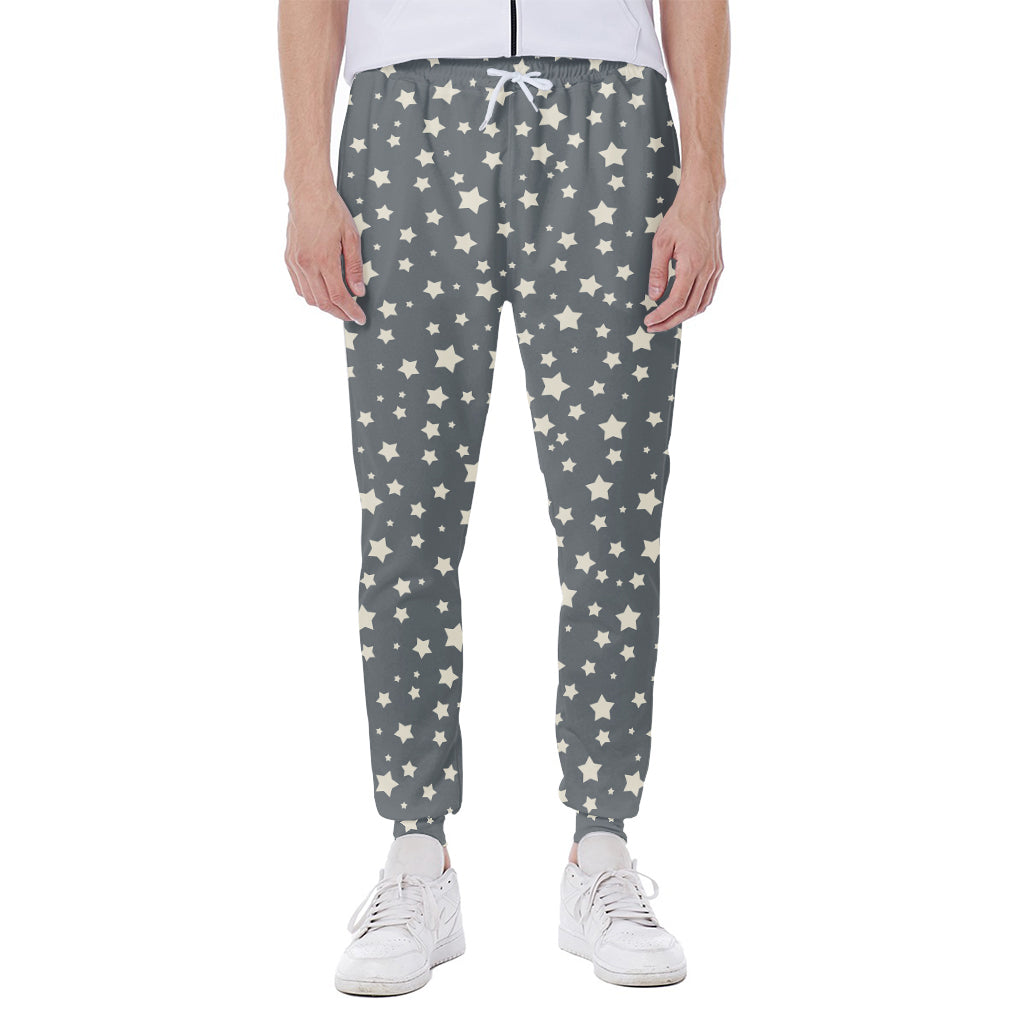 Cute Star Pattern Print Scuba Joggers