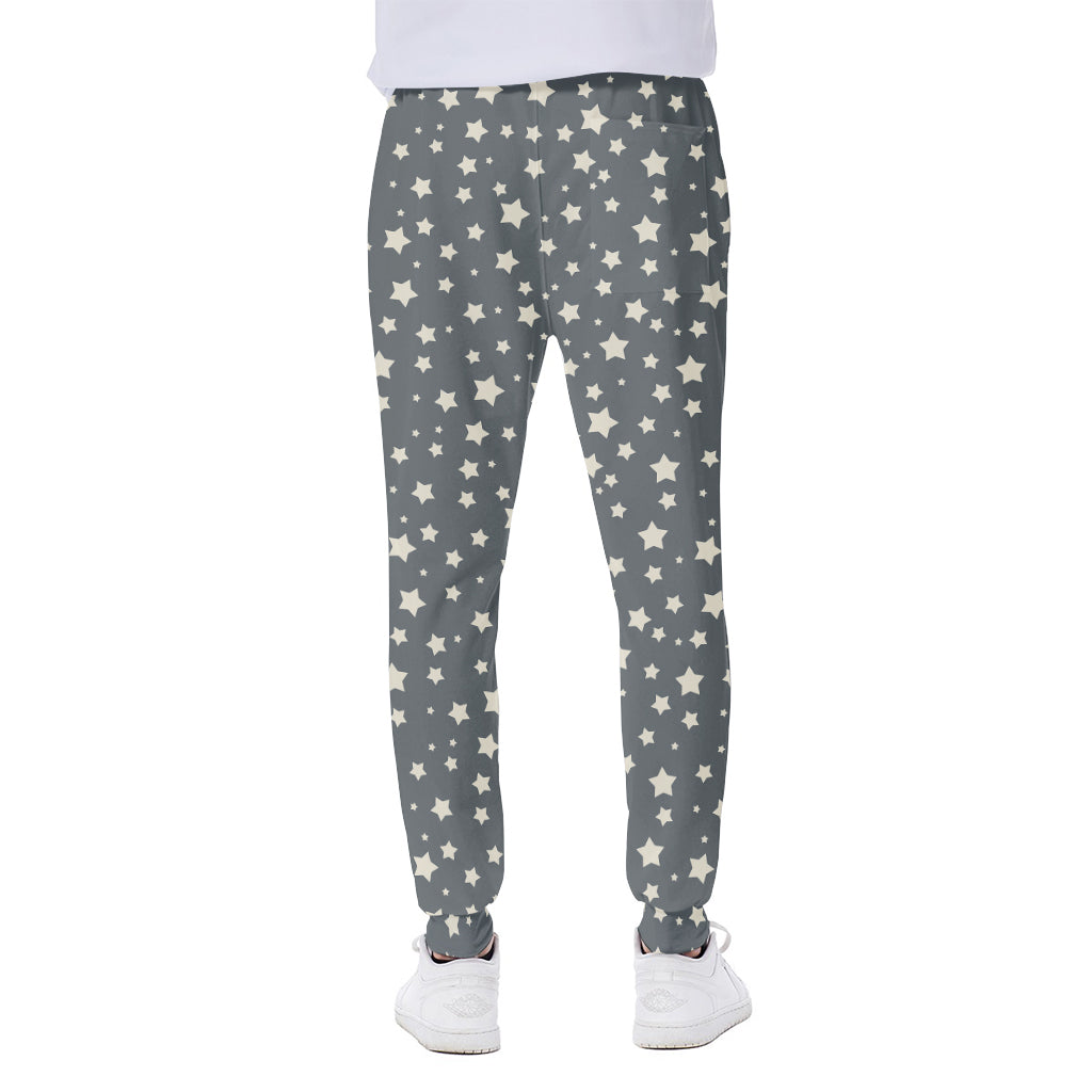 Cute Star Pattern Print Scuba Joggers