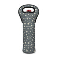 Cute Star Pattern Print Single Neoprene Wine Tote