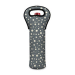 Cute Star Pattern Print Single Neoprene Wine Tote
