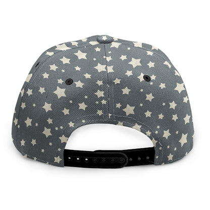 Cute Star Pattern Print Snapback Cap