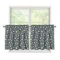 Cute Star Pattern Print Tier Curtains