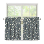 Cute Star Pattern Print Tier Curtains