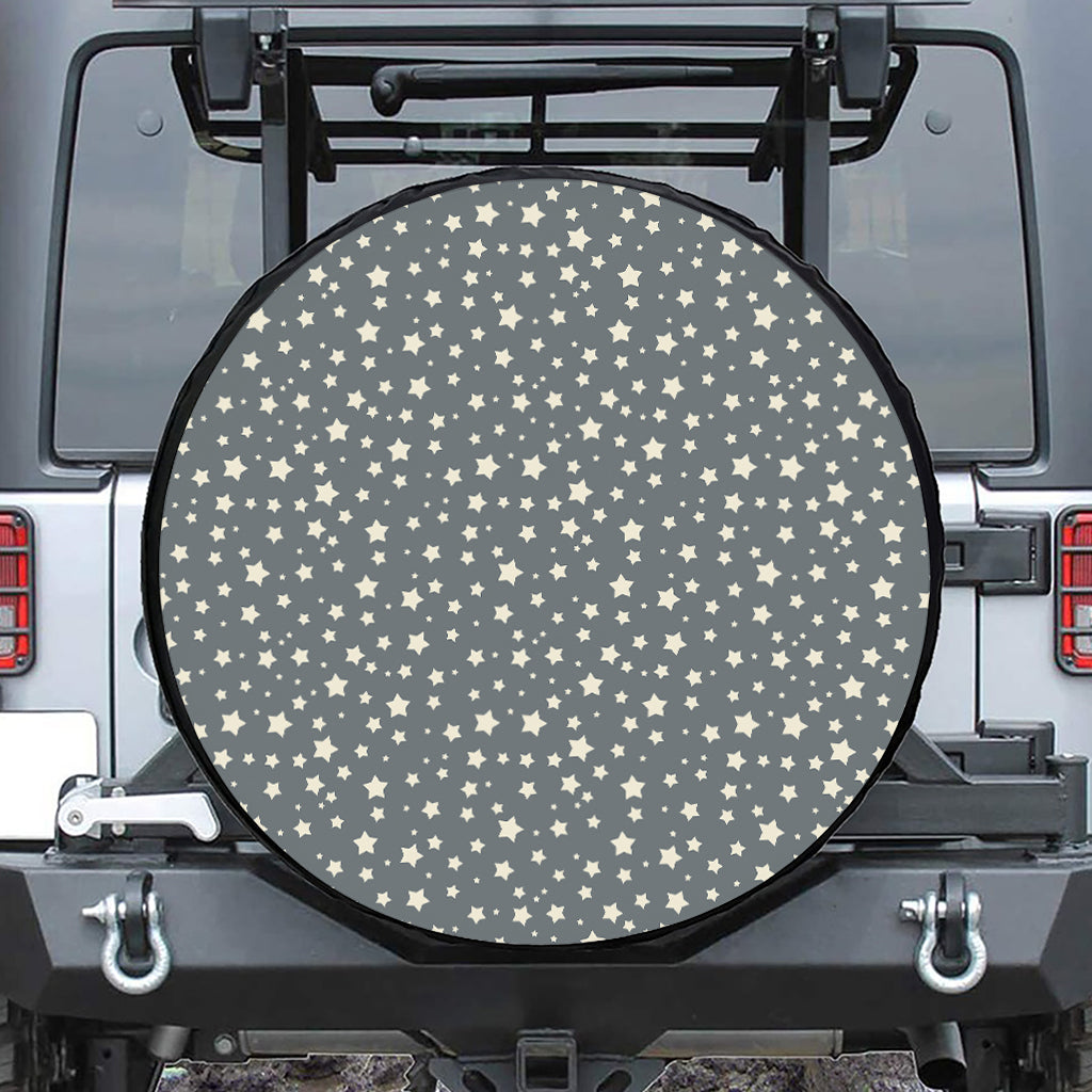 Cute Star Pattern Print Tire Cover