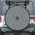 Cute Star Pattern Print Tire Cover With Camera Hole