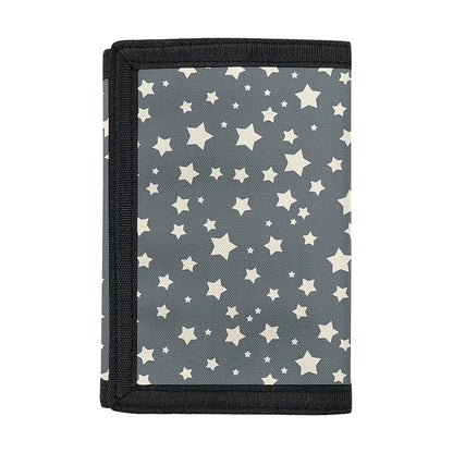 Cute Star Pattern Print Trifold Wallet