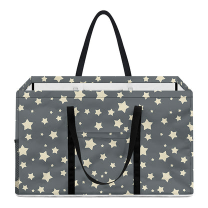 Cute Star Pattern Print Utility Tote Bag