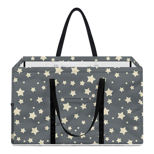 Cute Star Pattern Print Utility Tote Bag