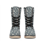Cute Star Pattern Print Winter Boots