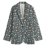 Cute Star Pattern Print Women's Blazer