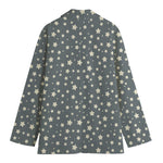 Cute Star Pattern Print Women's Blazer