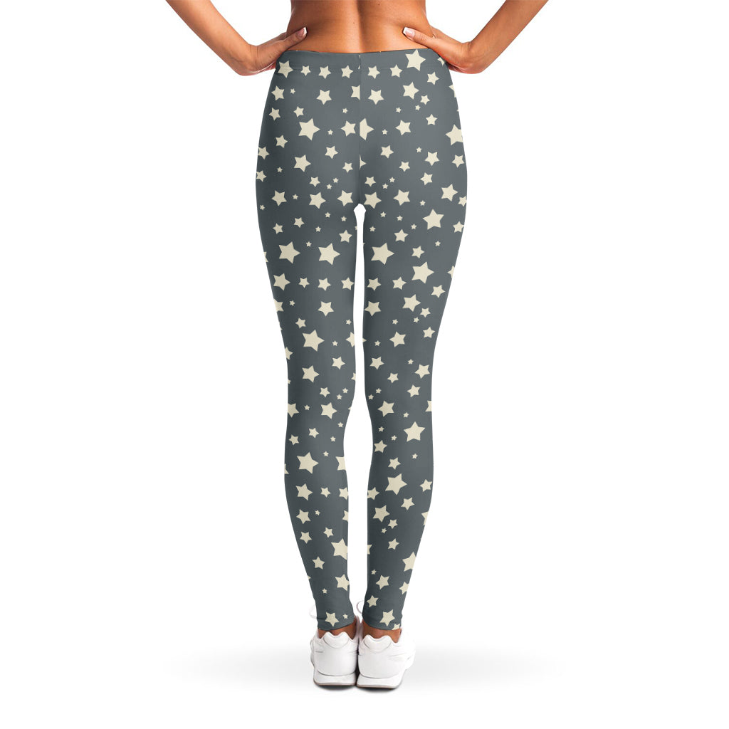 Cute Star Pattern Print Women's Leggings