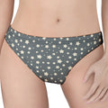 Cute Star Pattern Print Women's Thong