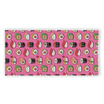 Cute Sushi And Rolls Pattern Print Beach Towel