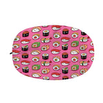 Cute Sushi And Rolls Pattern Print Car Side Mirror Covers