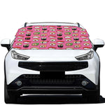 Cute Sushi And Rolls Pattern Print Car Windshield Snow Cover