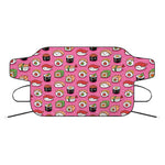 Cute Sushi And Rolls Pattern Print Car Windshield Snow Cover