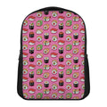 Cute Sushi And Rolls Pattern Print Casual Backpack